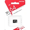 Карта памяти Smartbuy micro SDXC 64GB Class 10 UHS-1 SB64GBSDCL10-00
