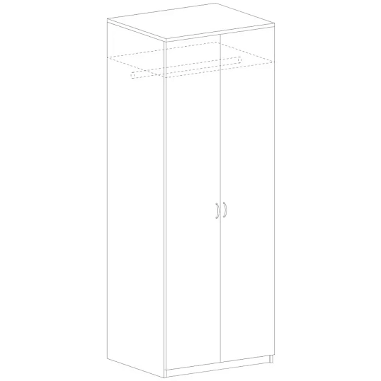 Шкаф PT Арго для одежды А-307 Н орех гварнери 97933