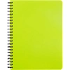 Бизнес-тетрадь А5,96л,кл,спир,пластик,тон.бл. Attache Bright colours Лайм