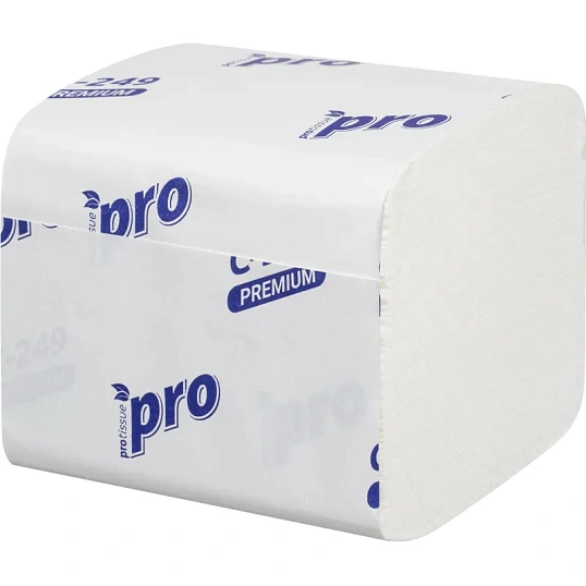 Бумага туалетная д/дисп Protissue 2сл 250лист 40 пачек в уп С249