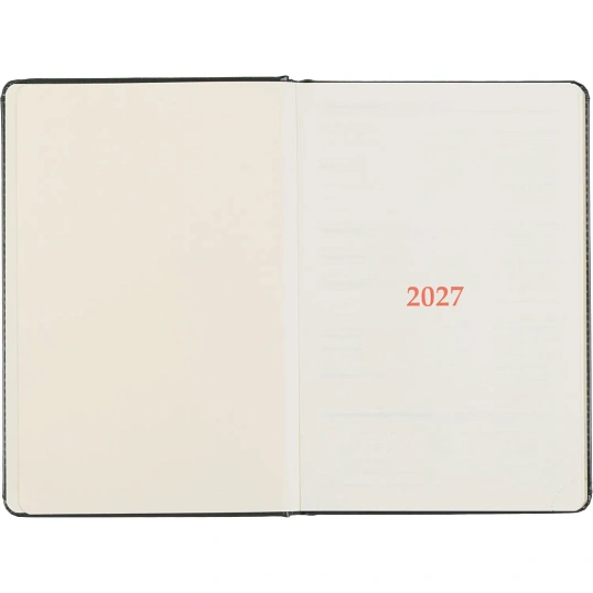 Ежедневник датированный 2027 Attache А5 168л 143x210 зелен(золотистый срез)
