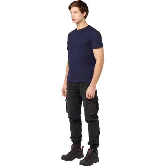 Футболка (160 г.) с кор.рукавом т син.(ХХХХL)