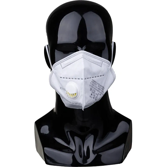 Респиратор (полумаска) с кл FFP2 12ПДК, Р-КН95-2-01, 10шт/уп