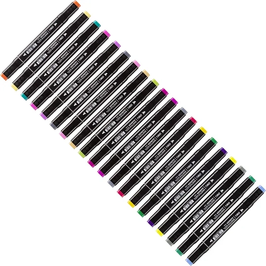 Набор маркеров для скетчинга Deli 60цв. двухстор., E70806-60