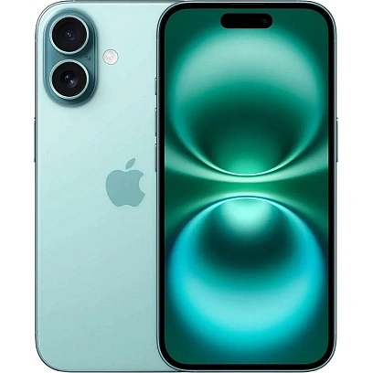 Смартфон Apple iPhone 16 128GB Teal, A3287(MYED3HN/A)