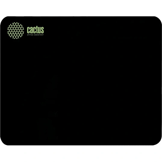 Коврик для мыши Cactus Black черный 300x250x2мм CS-MP-P01M/CS-MPC-P01M