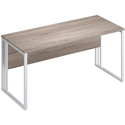 Стол Комус Мебель К-Loft 241S016 1580х670х752 дуб сонома темн/белый