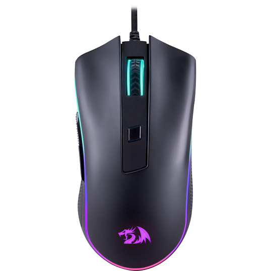 Мышь компьютерная Redragon Cypher (72075)игр. провод.черн,RGB,6кн,12800dpi