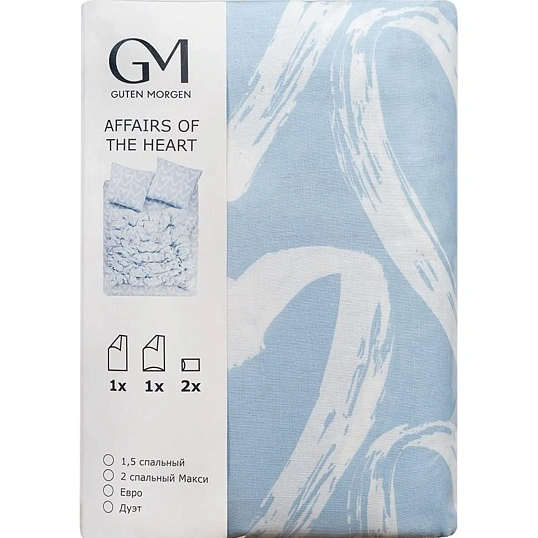 Постельное белье 2сп Макси Бязь (нав.50х70-2шт), Affairs of the heart