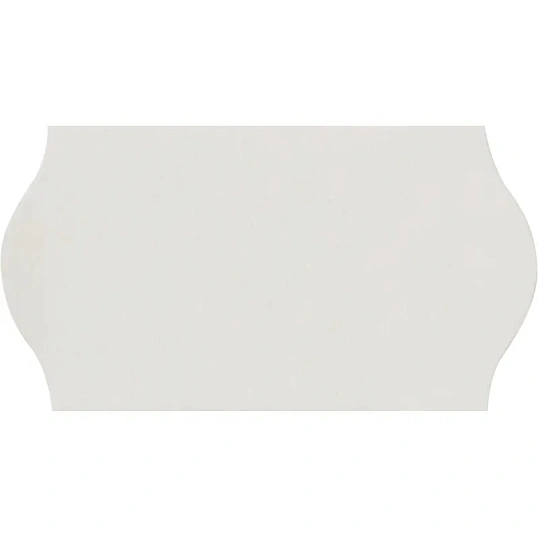 Этикет-лента Эконом 22х12 белая волна 1000шт/рул 10рул/уп