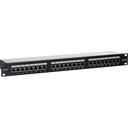 Патч-панель ExeGate EPP3-19-24-8P8C-C5e-SH-110D, 24 port, 5e <EX281083RUS