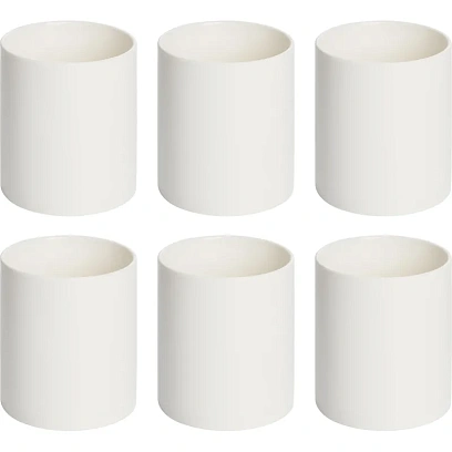 Кружка Kaylas, 280мл, фарфор, белая без ручки 6шт/уп