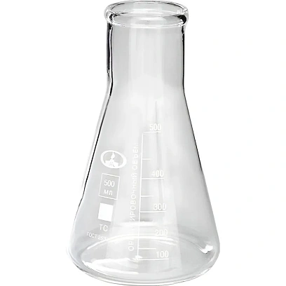 Колба коническая Кн-2-500-50 с делен. 10000812