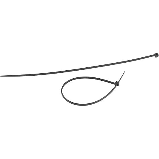 Стяжка (хомут) ЭРА нейлоновая 2.5 х 200 мм чёрная (100 шт/уп) NO-225-174