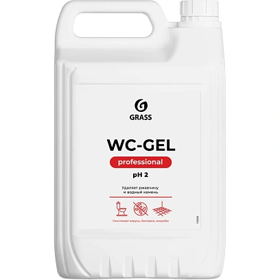 Профхим сантех кисл гель д/деликат ухода акрил Grass/WC-Gel ultra, 5 л