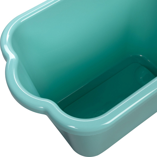 Ведро прямоугольное Idea 9,5л аквамарин М 2420