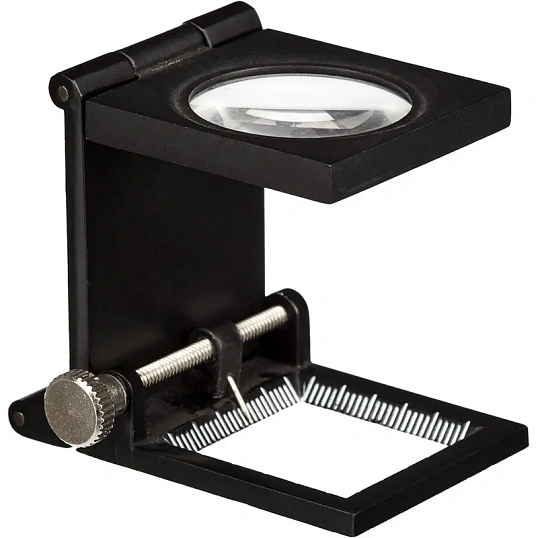 Лупа увеличение х8, диаметр 30мм, цв.черный