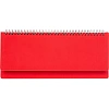 Планинг недатированный 305 х 130 мм Velvet красный 128 стр. 3-364/10