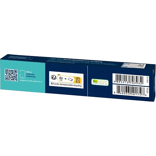 Термопаста Arctic Cooling  MX-6 Thermal Compound 8-gramm (ACTCP00081A)