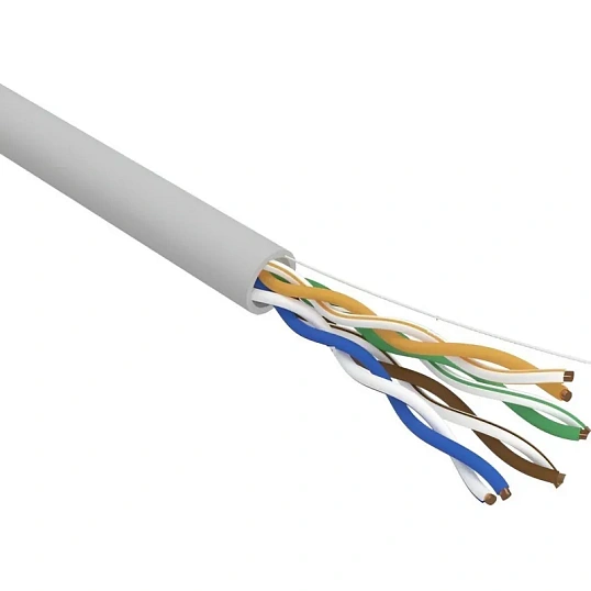 Кабель REXANT (02-0004) U/UTP CAT 5e ZH нг(А)-HF 4х2х0,52мм, IND,SOLID,305м