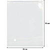 Пакет с замком слайдер EVA прозрачный 60 мкм 25х35, 50 шт/уп