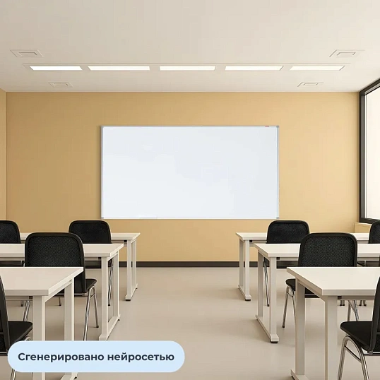 Доска магнитно-маркерная 100х240 см КОМУС в алюм. проф., лак