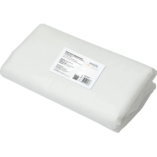 Простыня 80х200, белый (10шт/упак), пл.10, SMS, А3, 13071