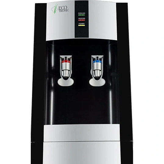 Кулер для воды напольный Ecotronic H1-LF Black c холодильником