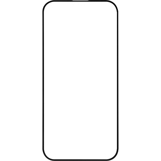 Защитное стекло RedLine iPhone 15 Full FULL GLUE черная рамка,на подложке