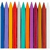 Мелки восковые ZOO Луч шестигранные 8x90, 24 цв., 12С 866-08