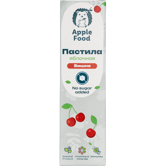 Пастила Apple Food слив_барб_гр_абр_клуб_лес.яг_виш_ябл (960г) 40гx24шт/уп