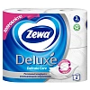 Бумага туалетная ZEWA Deluxe 3228, 3-х слойная, 18 м, белая, 4рул/уп