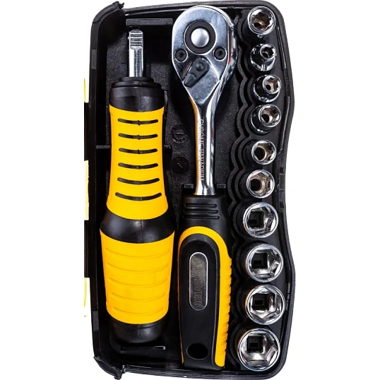 Набор инструмента универсальный STAYER PRO Compact 39, 39 предм, 25135-Н39