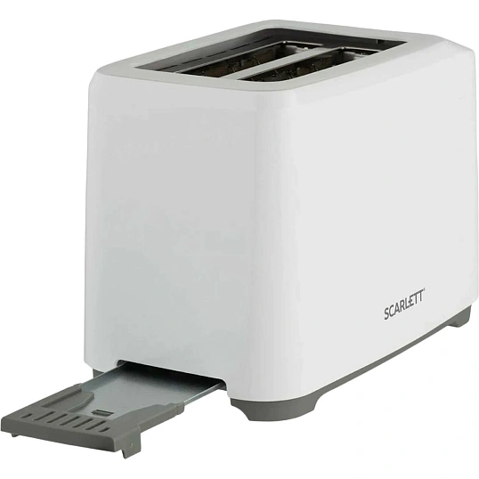 Тостер SCARLETT SC-TM11019, 700Вт, белый