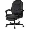 Кресло VB_EChair 668 PU P черный эко.кожа подст.для ног