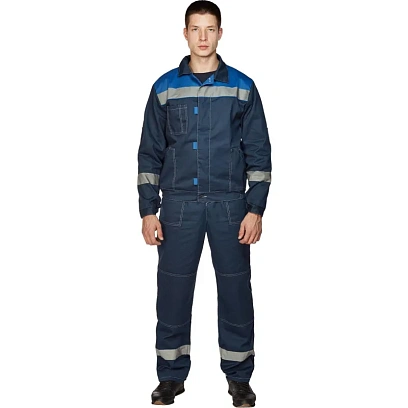 Костюм летний муж. л20-КБР син/вас (р.44-46) 182-188 (Арсенал-СП)