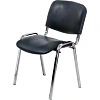 Стул FA_EChair Rio (ИЗО) хром к/з чёрный V-14/PV-1