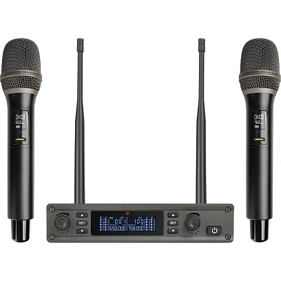 Радиосистема Axelvox DX800HT, 2-х канальная, 2 ручных мкф