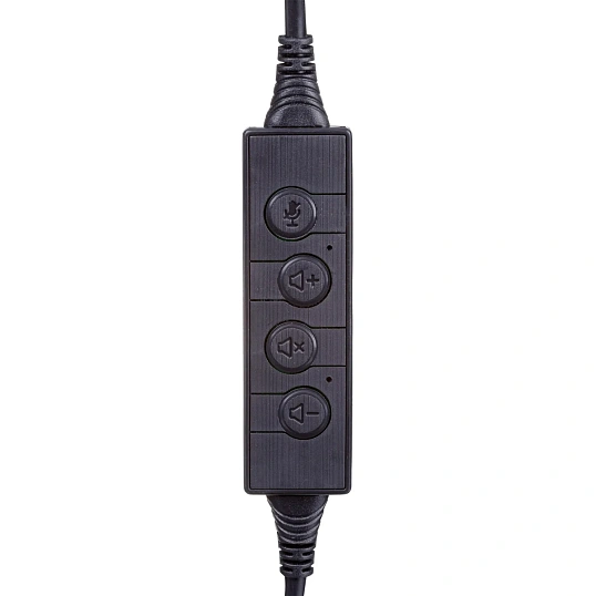 Гарнитура  HWH003 проводные с микрофоном USB 2.0/регулятор/2м