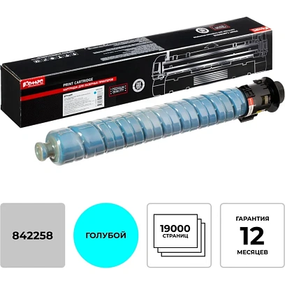 Тонер-картридж Комус 842258 гол. для Ricoh IM C3000/IM C3500