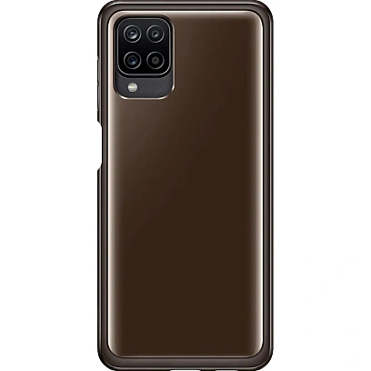 Чехол -крышка Soft Clear Cover A12, Samsung, чер, EF-QA125TBEGRU
