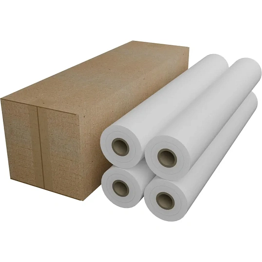 Бумага широкоформатная 80г 610ммх45м 50,8 мм 4шт/уп
