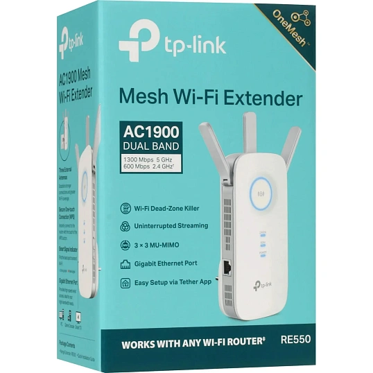 Усилитель сигнала Wi-Fi TP-Link RE550 AC1900