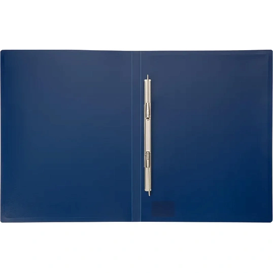 Скоросшиватель пластиковый с метал. скоросшивателем Attache 055S-E синий