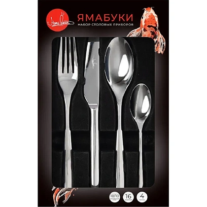 Набор столовых приборов Home Queen Ямабуки 16 шт