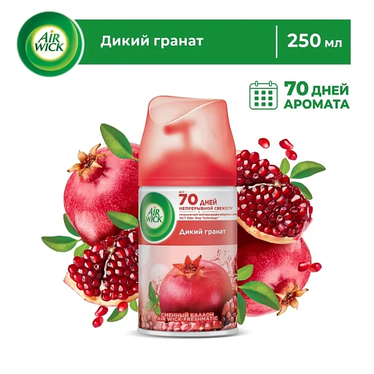 Освежитель воздуха автоматический наб Air Wick+смен бал Дикий гранат