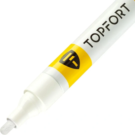Маркер лаковый TOPFORT Paint 4 мм белый