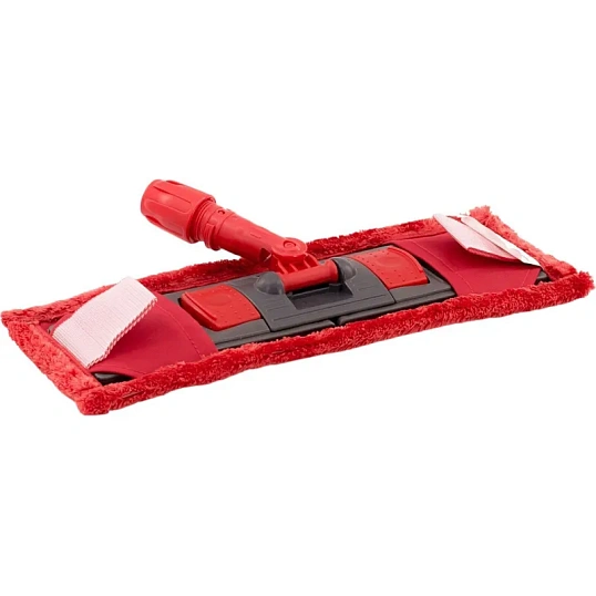 Держатель МОПа универс. пластик 40х11см т.серый/красный NPK195