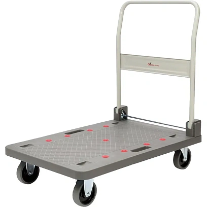 Тележка платформенная Стелла-техник FW-250П со ск ручкой, грузоподъем 250кг