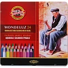 Карандаши акварельные цвет. KOH-I-NOOR MonduluzOldMan 24цв/наб 3724024001PL